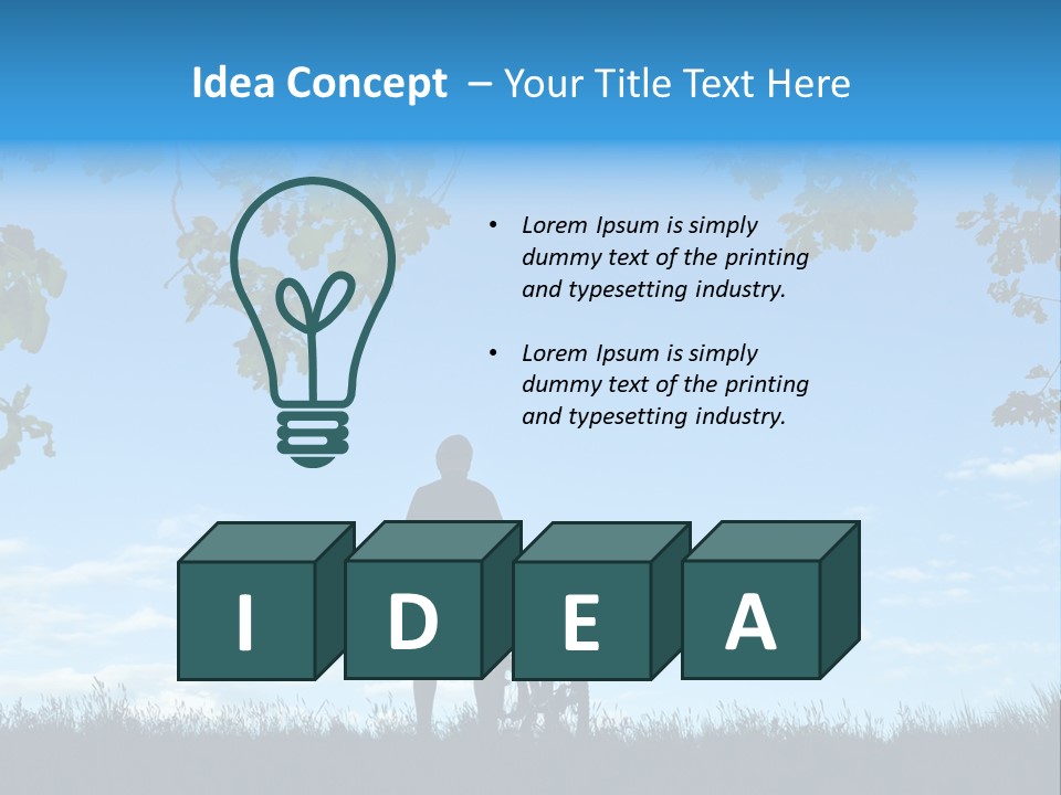 Power White Heat PowerPoint Template