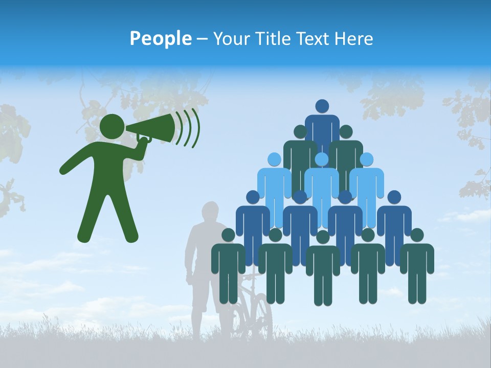 Power White Heat PowerPoint Template