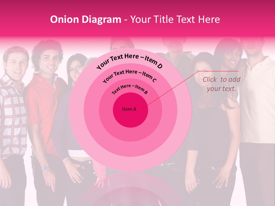 Informal Team Smiley PowerPoint Template