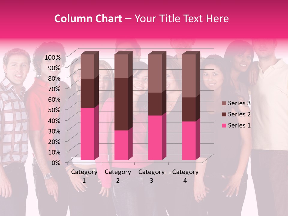 Informal Team Smiley PowerPoint Template