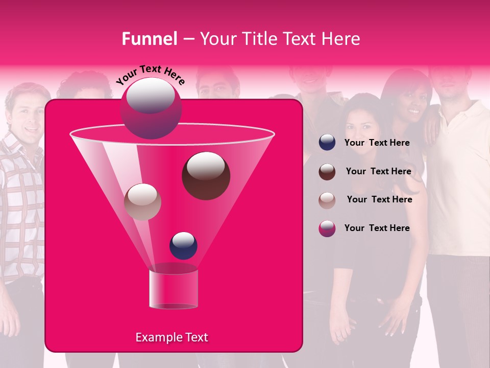 Informal Team Smiley PowerPoint Template