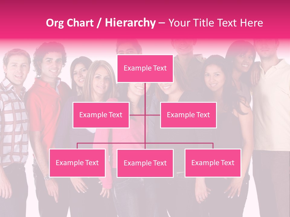 Informal Team Smiley PowerPoint Template