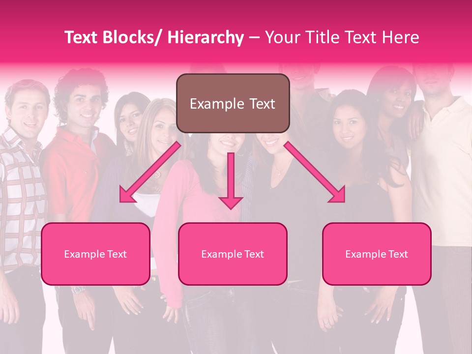 Informal Team Smiley PowerPoint Template