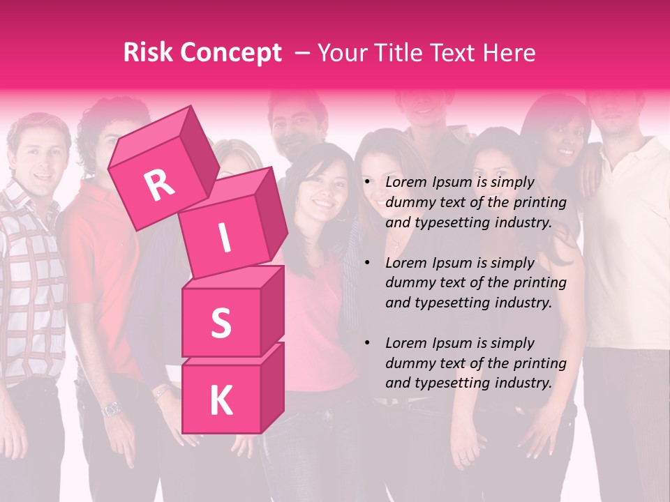 Informal Team Smiley PowerPoint Template