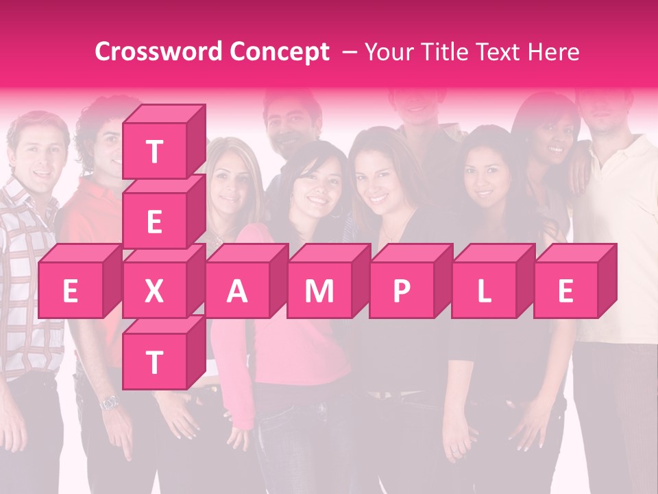 Informal Team Smiley PowerPoint Template