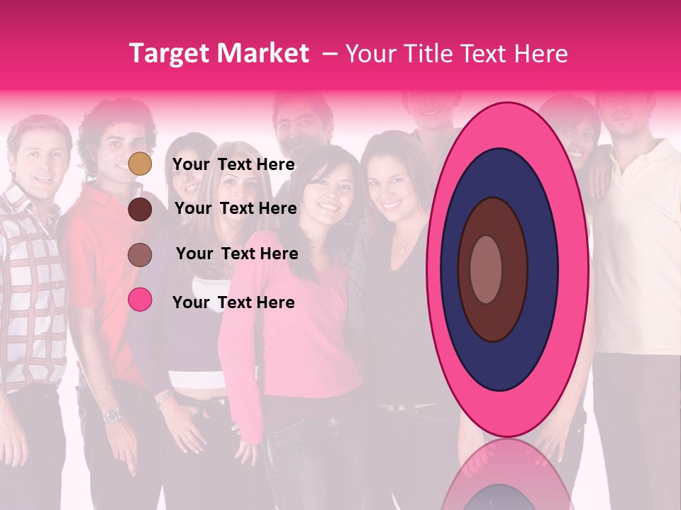 Informal Team Smiley PowerPoint Template