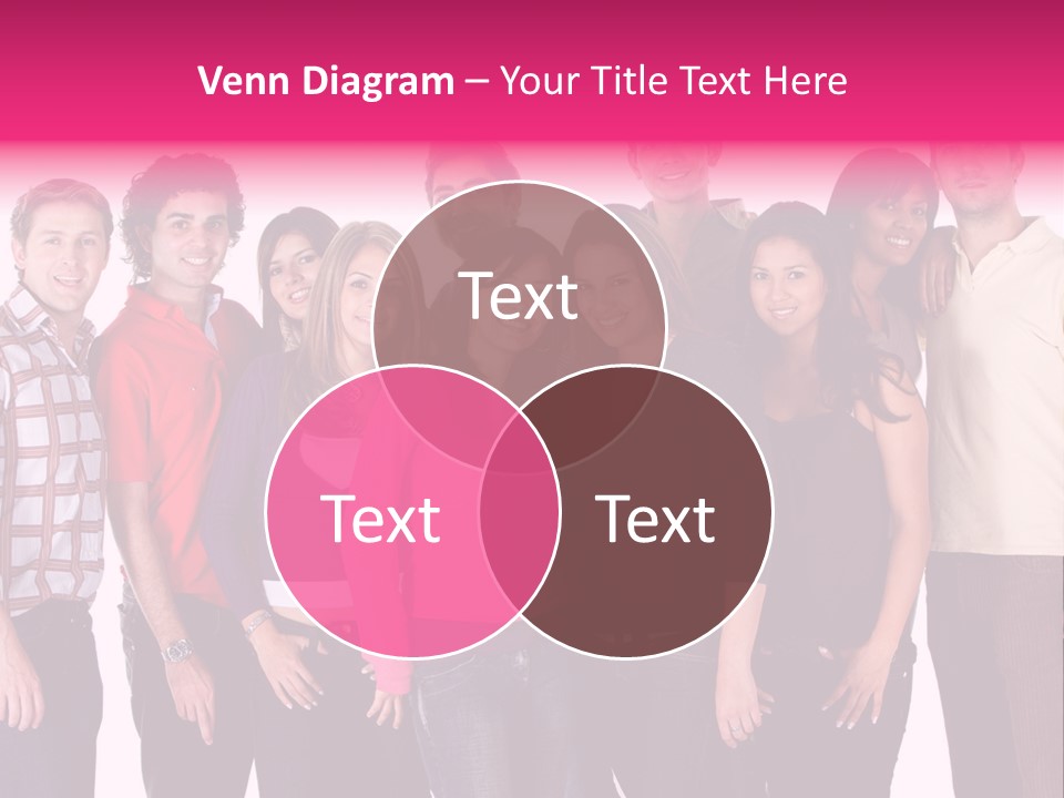 Informal Team Smiley PowerPoint Template