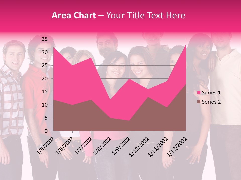 Informal Team Smiley PowerPoint Template