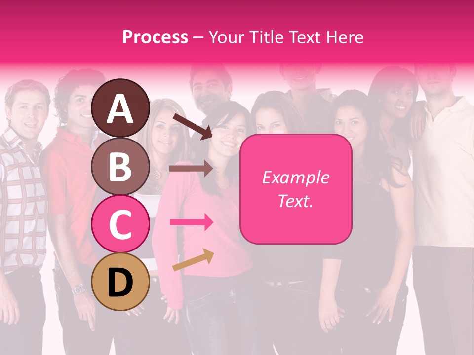 Informal Team Smiley PowerPoint Template