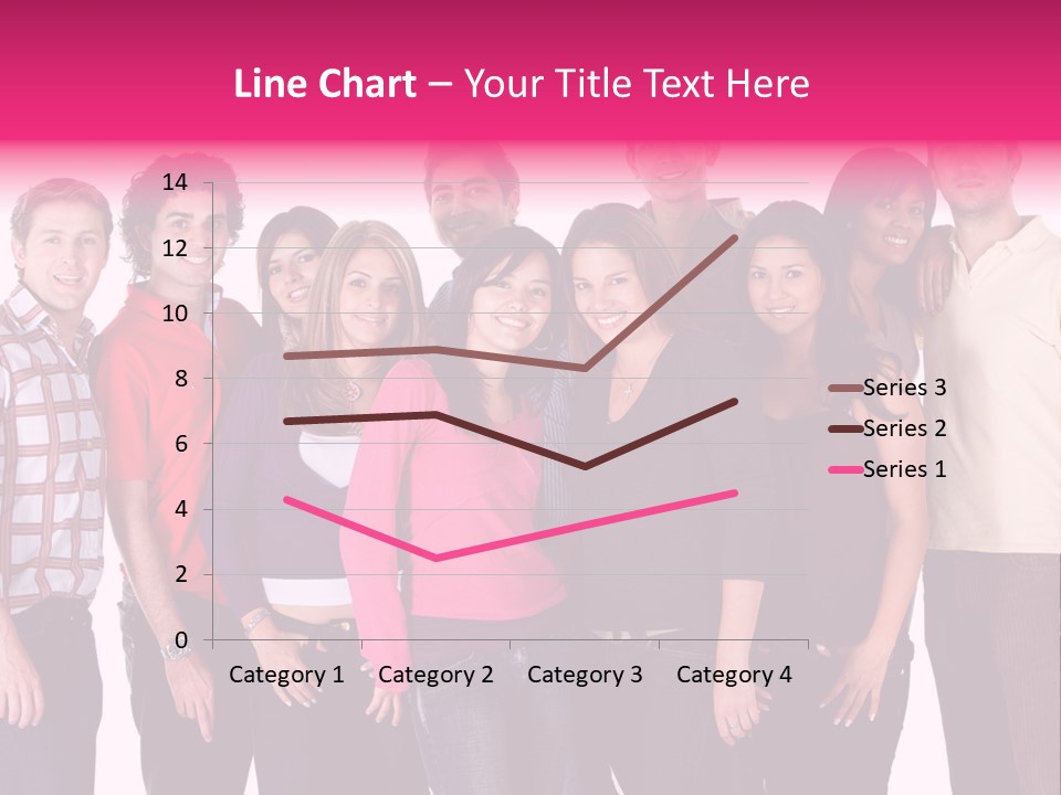 Informal Team Smiley PowerPoint Template