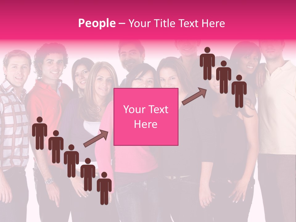 Informal Team Smiley PowerPoint Template