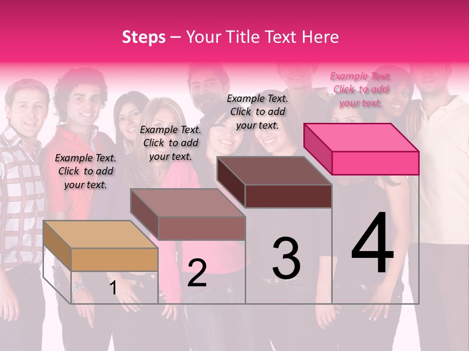 Informal Team Smiley PowerPoint Template