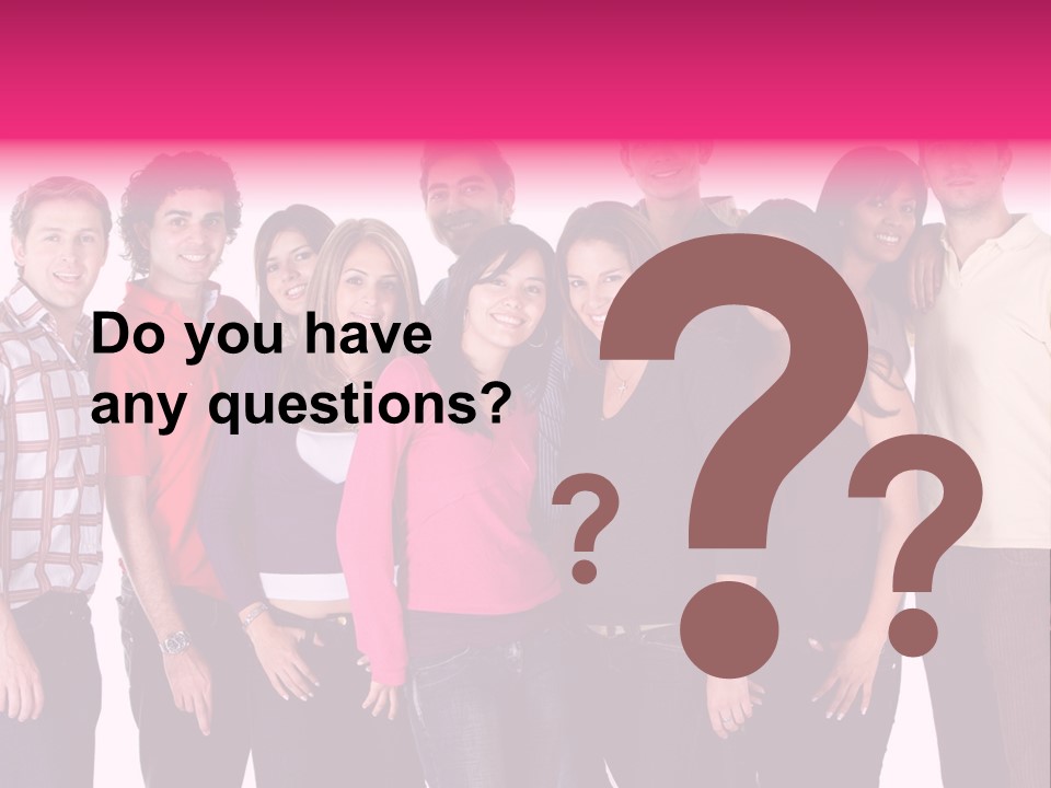 Informal Team Smiley PowerPoint Template