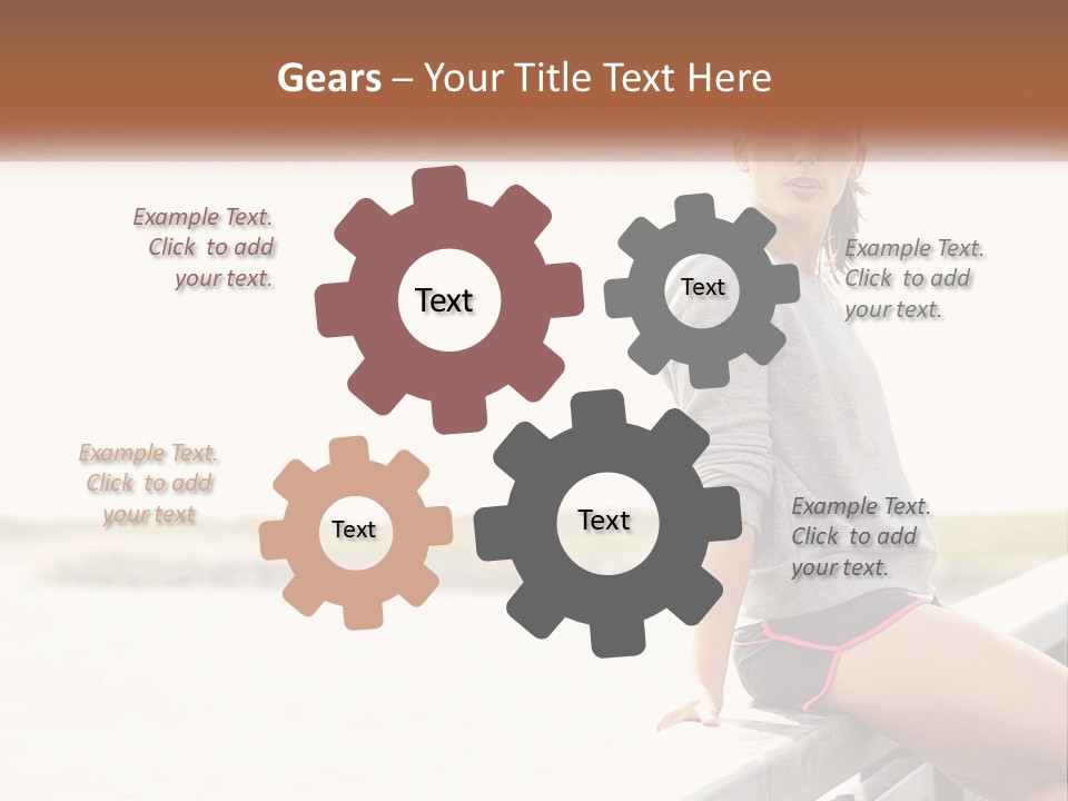 Teamwork Background Happy PowerPoint Template