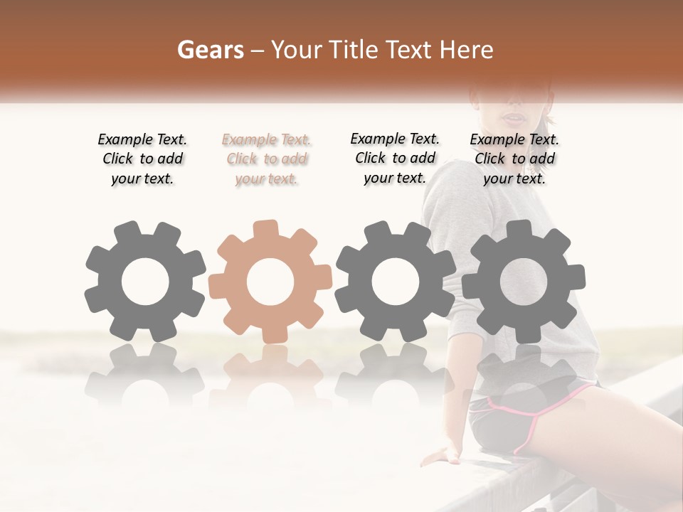 Teamwork Background Happy PowerPoint Template