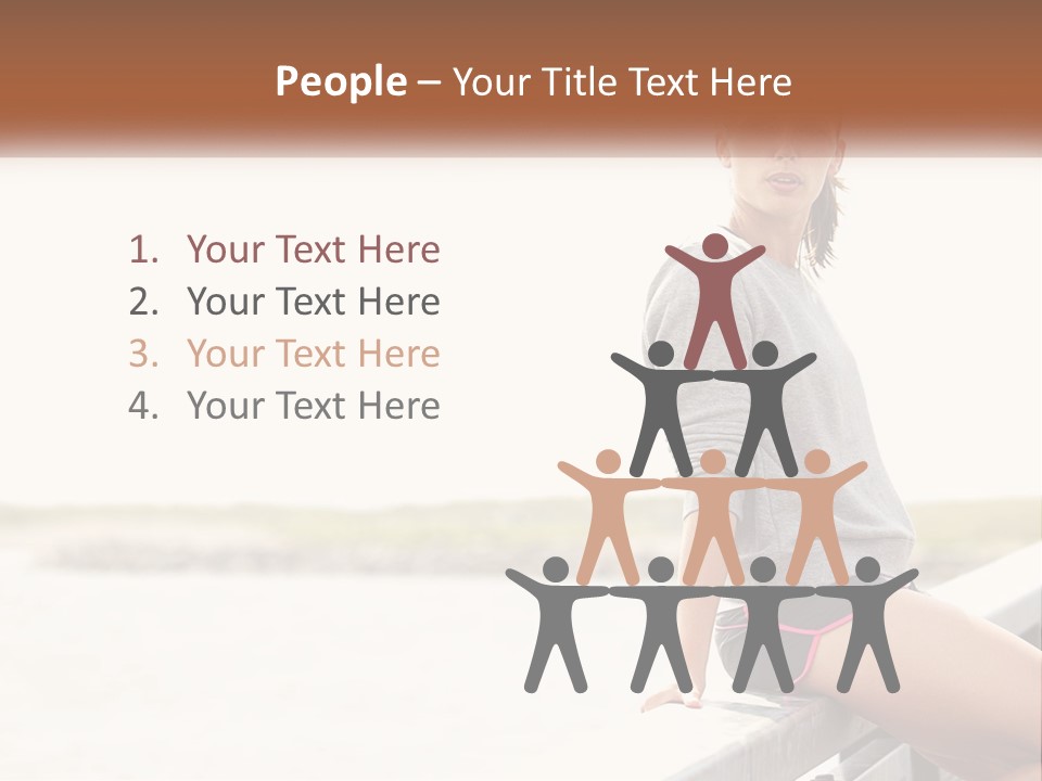 Teamwork Background Happy PowerPoint Template