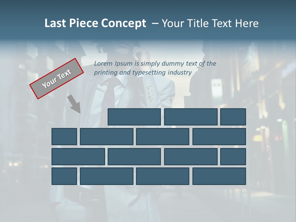 Looking Informal White PowerPoint Template