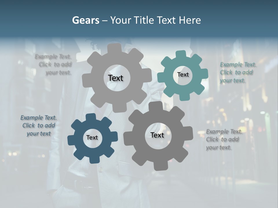 Looking Informal White PowerPoint Template