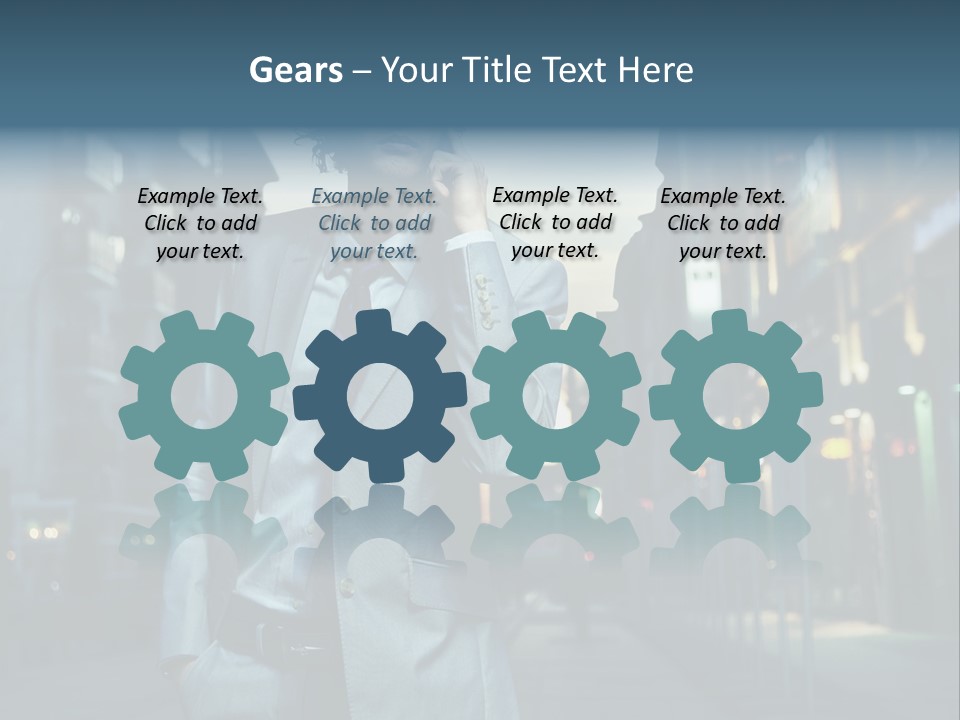 Looking Informal White PowerPoint Template