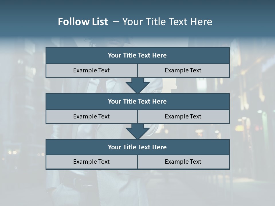 Looking Informal White PowerPoint Template