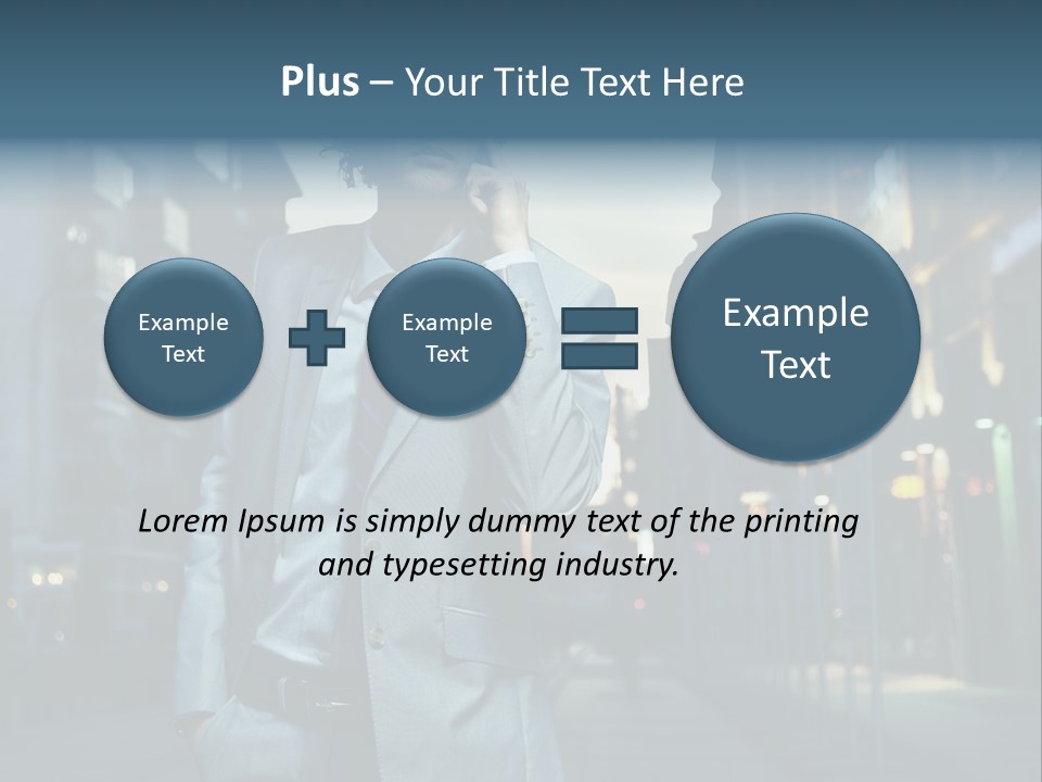 Looking Informal White PowerPoint Template