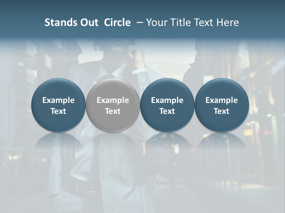 Looking Informal White PowerPoint Template