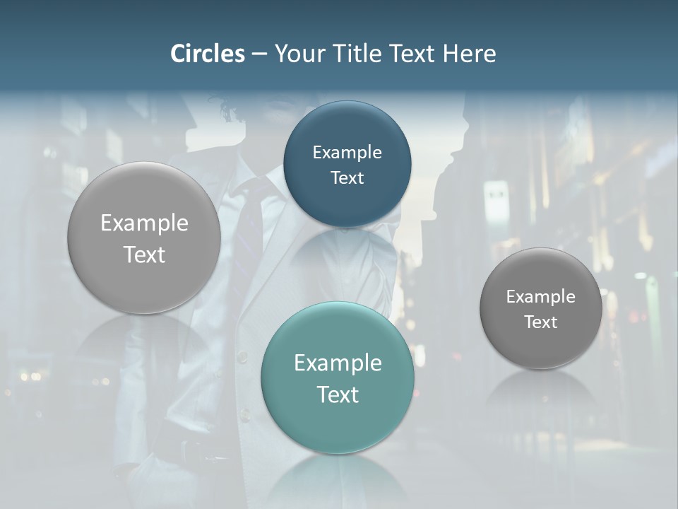 Looking Informal White PowerPoint Template