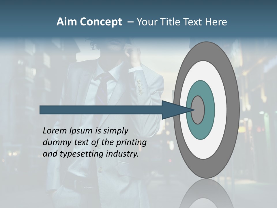 Looking Informal White PowerPoint Template