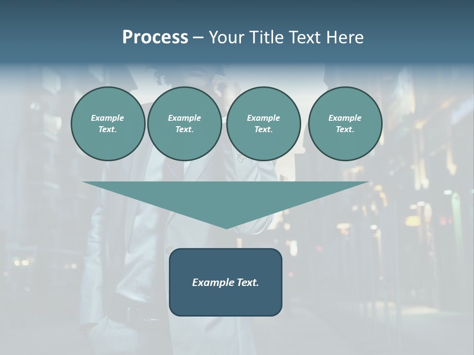 Looking Informal White PowerPoint Template
