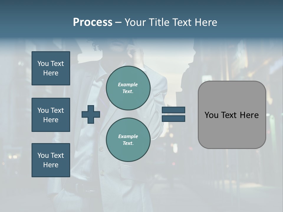 Looking Informal White PowerPoint Template