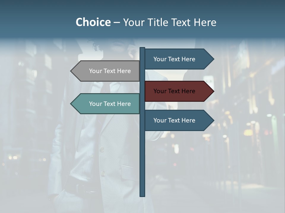 Looking Informal White PowerPoint Template