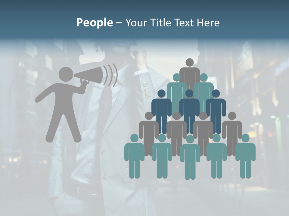 Looking Informal White PowerPoint Template