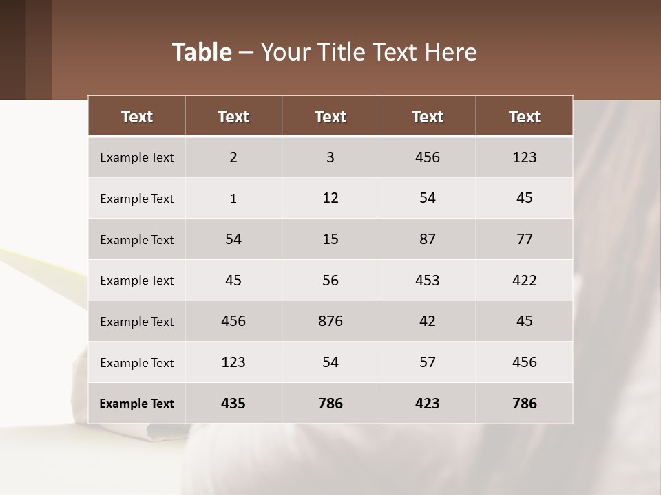 Men Background Uni PowerPoint Template