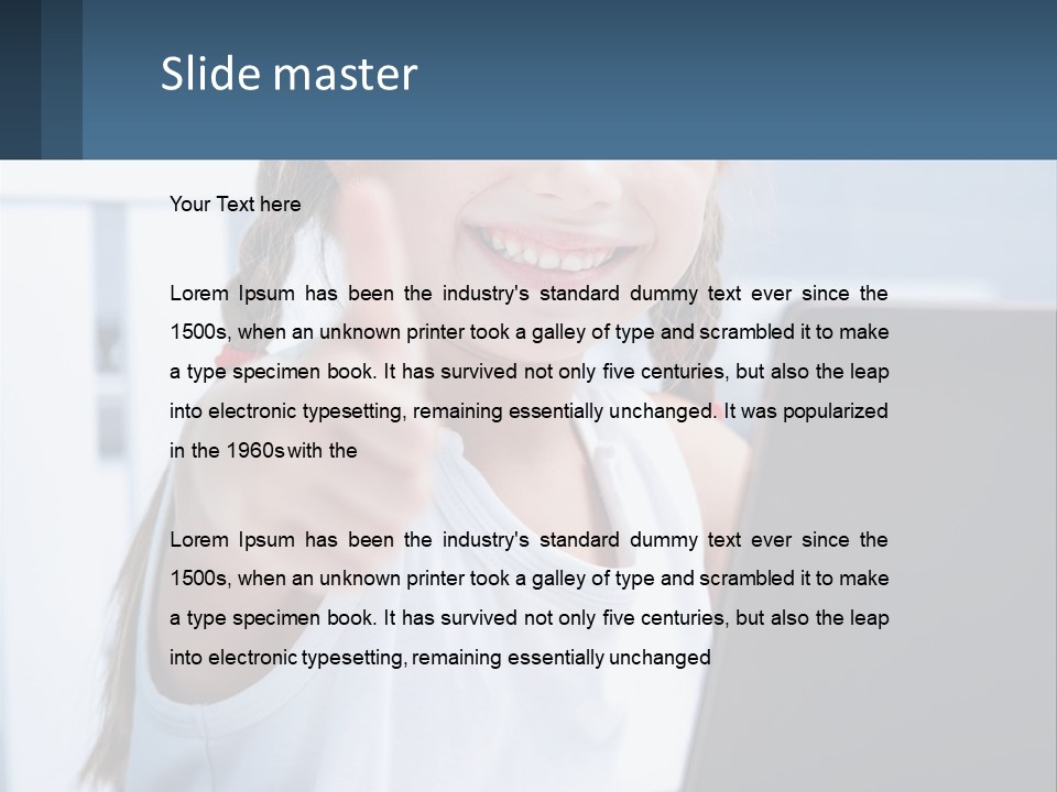 Women Young Group PowerPoint Template