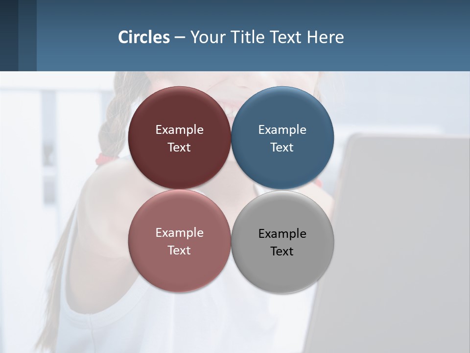 Women Young Group PowerPoint Template