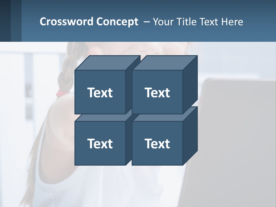 Women Young Group PowerPoint Template