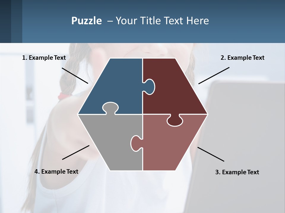 Women Young Group PowerPoint Template