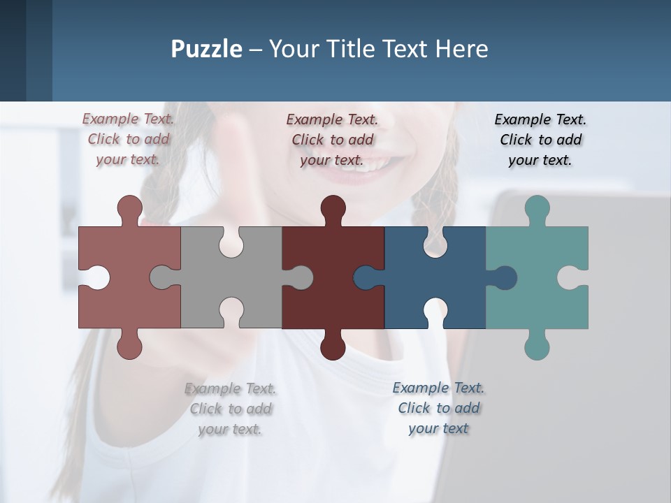 Women Young Group PowerPoint Template