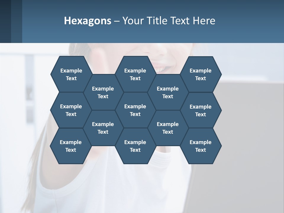 Women Young Group PowerPoint Template