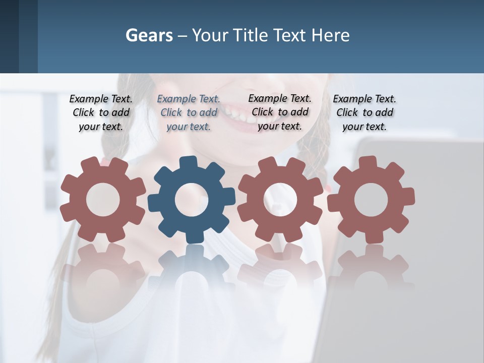 Women Young Group PowerPoint Template