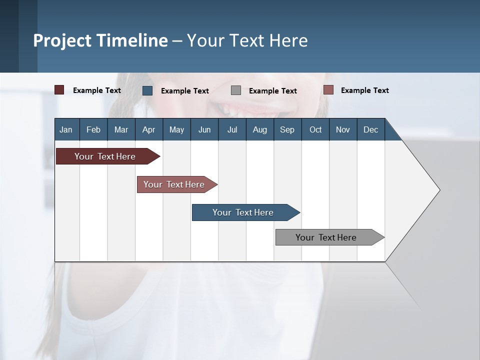 Women Young Group PowerPoint Template