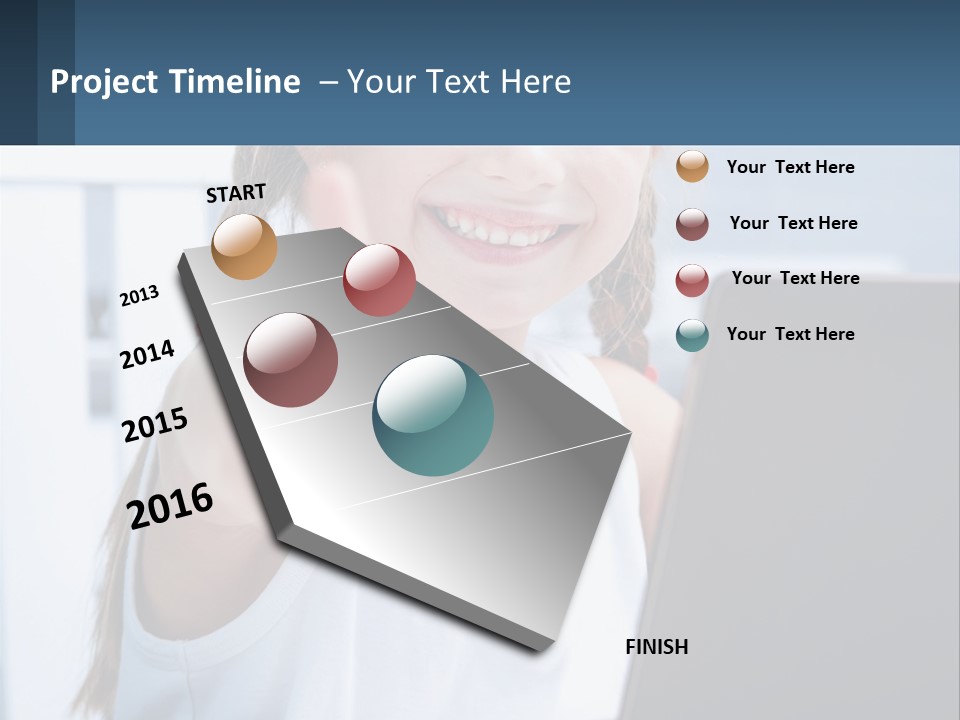 Women Young Group PowerPoint Template