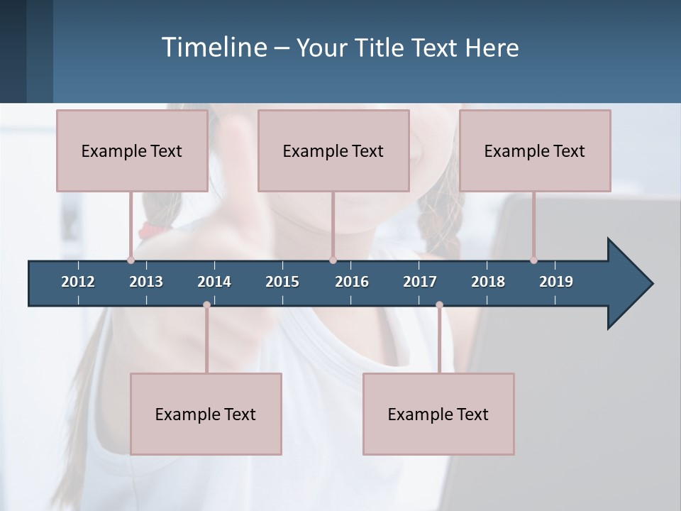 Women Young Group PowerPoint Template
