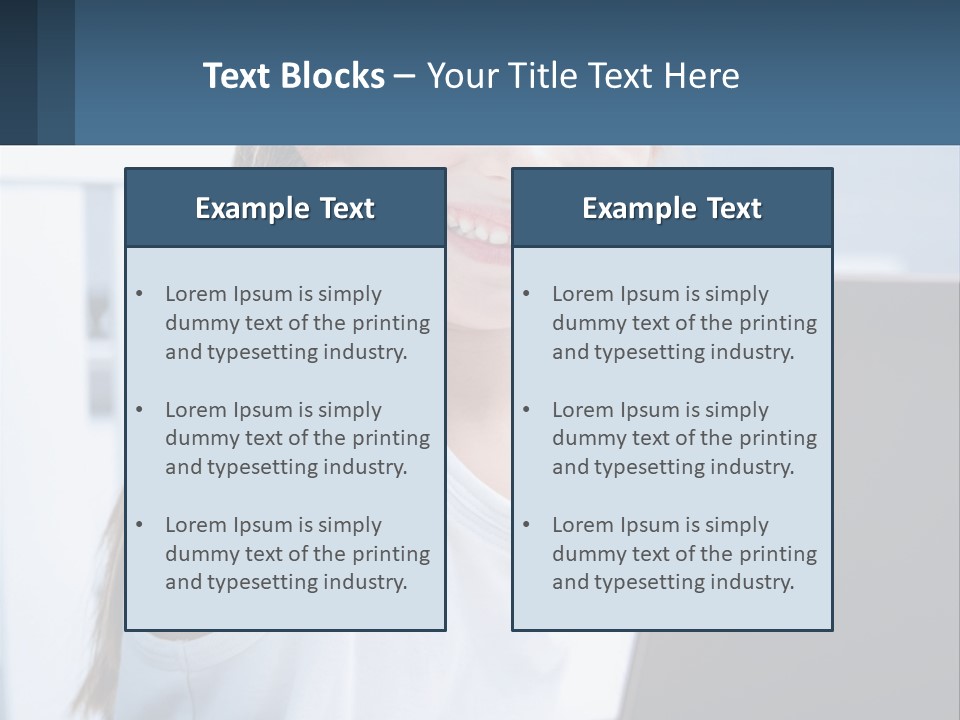Women Young Group PowerPoint Template