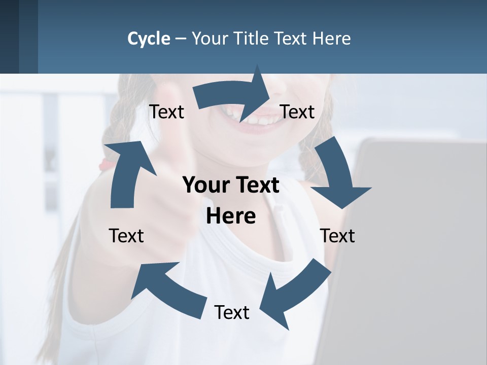 Women Young Group PowerPoint Template
