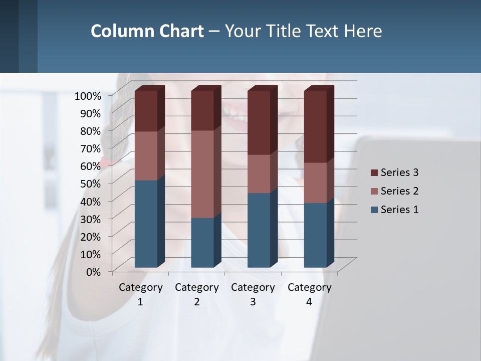 Women Young Group PowerPoint Template