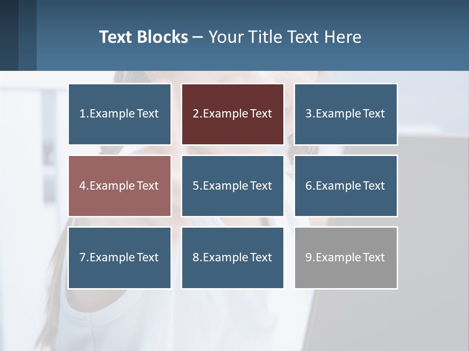 Women Young Group PowerPoint Template