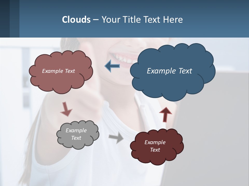 Women Young Group PowerPoint Template