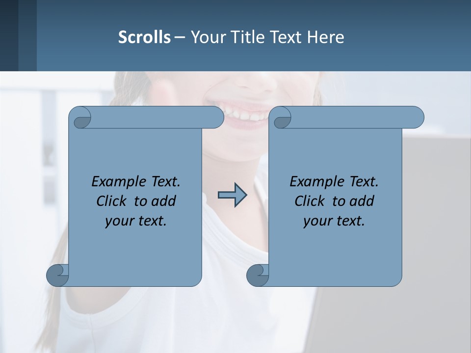 Women Young Group PowerPoint Template