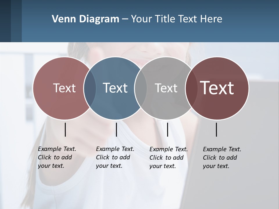 Women Young Group PowerPoint Template